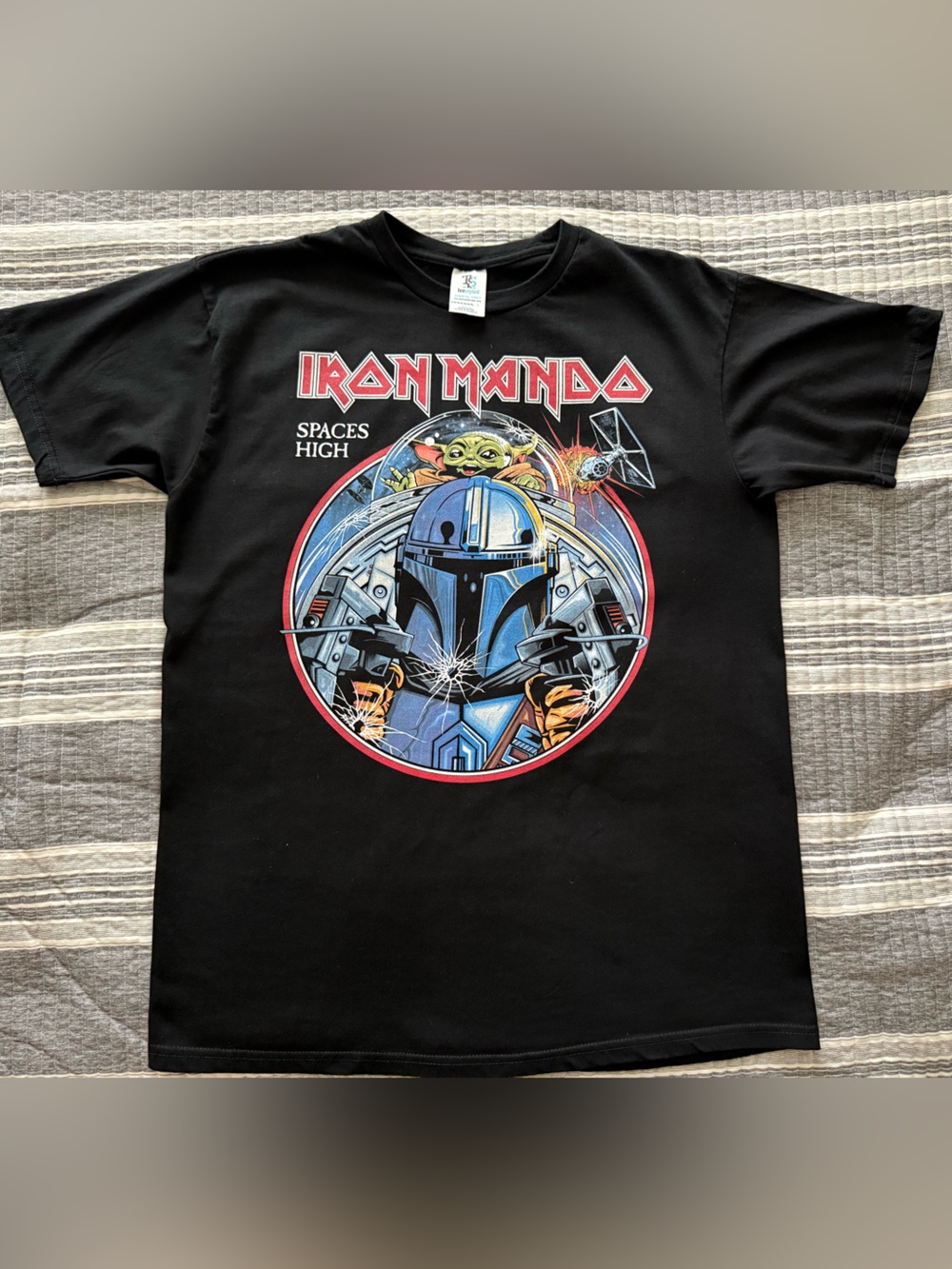 Star Wars Iron Maiden Black Tee